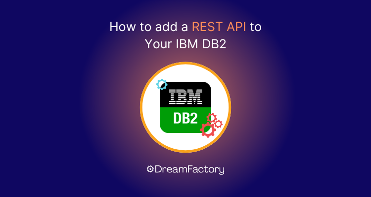 Diagram showing how to add a REST API to your IBM DB2