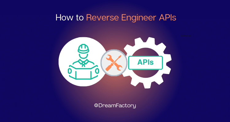 Diagram showing how to reverse engineer APIs