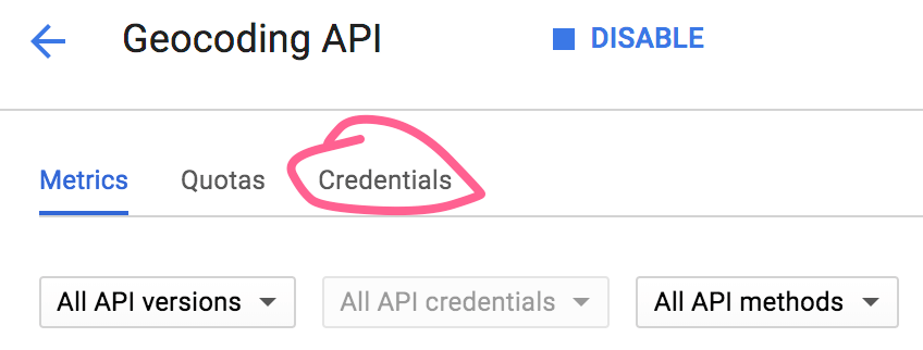 Generating API Credentials