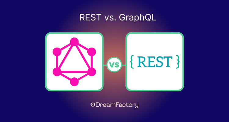 diagram showing rest vs. graphql