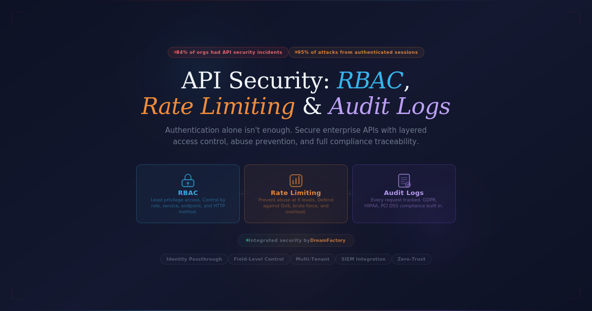 API Security DreamFactory