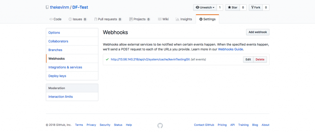 GitHub Webhooks