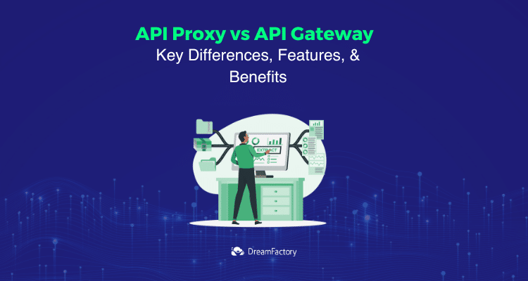 Image showing API Proxy vs API gateway