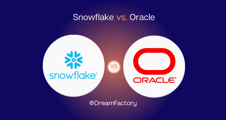 Diagram showing snowflake vs. oracle. 