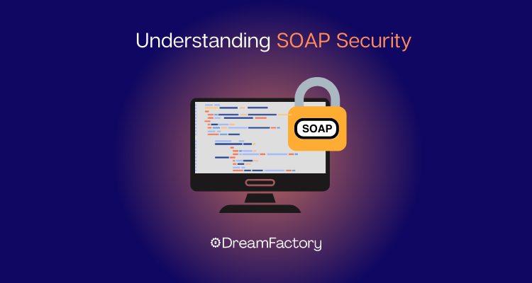 Diagram showing SOAP security