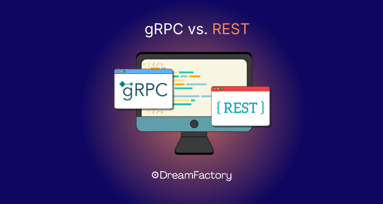 gRPC vs. REST comparison on a computer