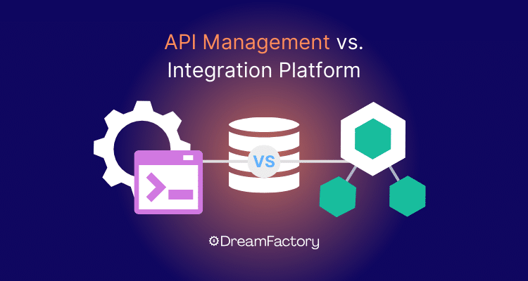 diagram showing api management vs. Integration Platform