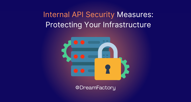 Diagram showing internal API security