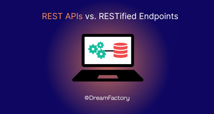 Diagram showing REST APIs vs RESTified endpoints