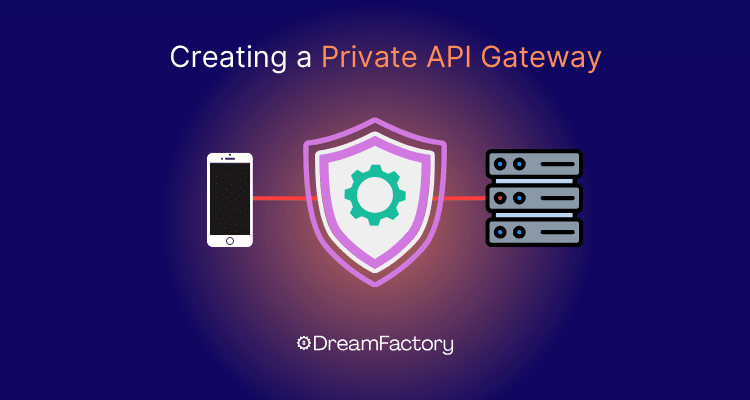 diagram showing creating a private api gateway